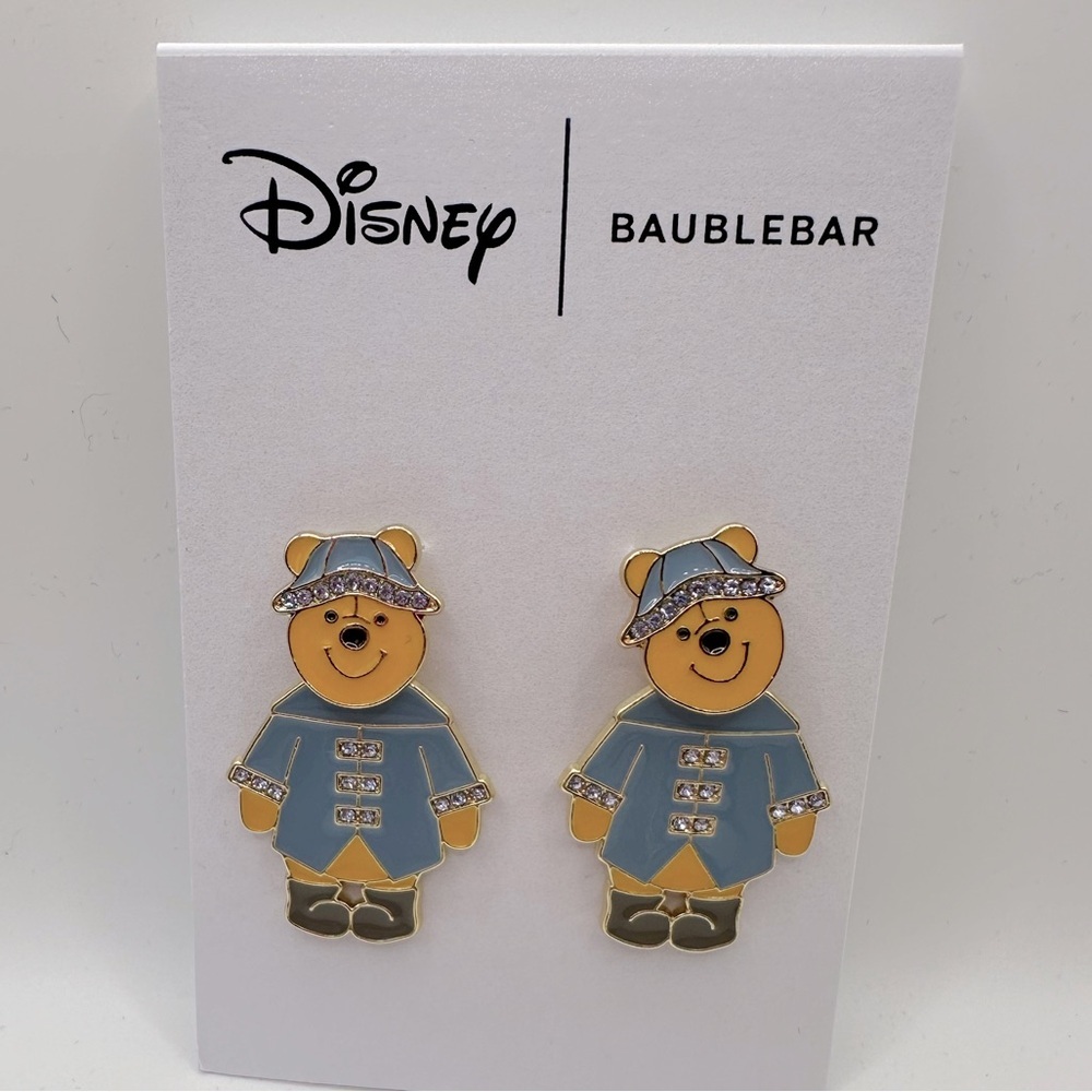 Disney Baublebar Winnie the Pooh Raincoat Earrings